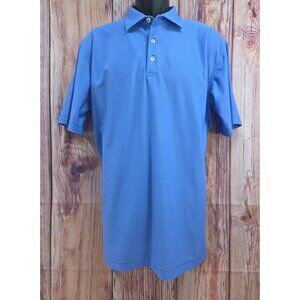 Peter Millar Summer Comfort Blue Polo Large